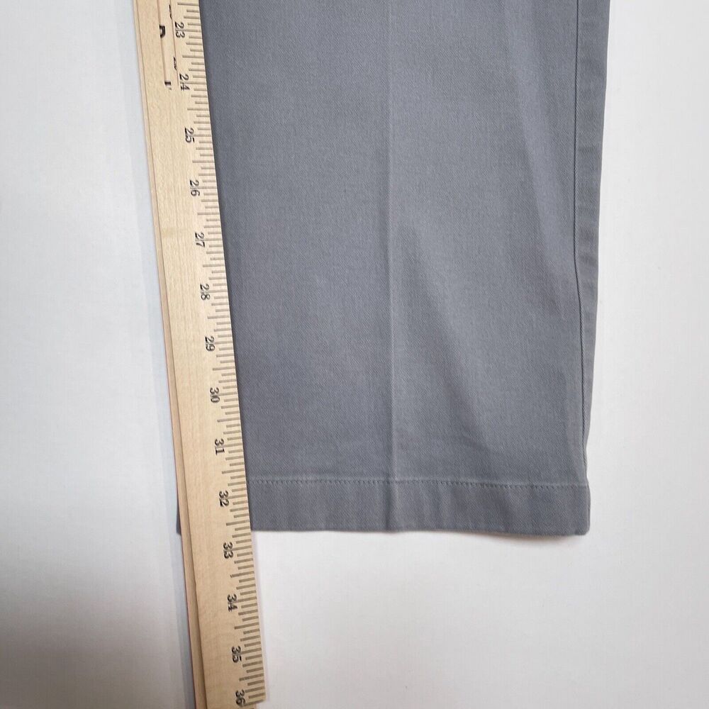 J. Hilburn Pants Men's Size 40 x 32 Gray‎ Casual Career Straight Fit Chino - Picture 8 of 8